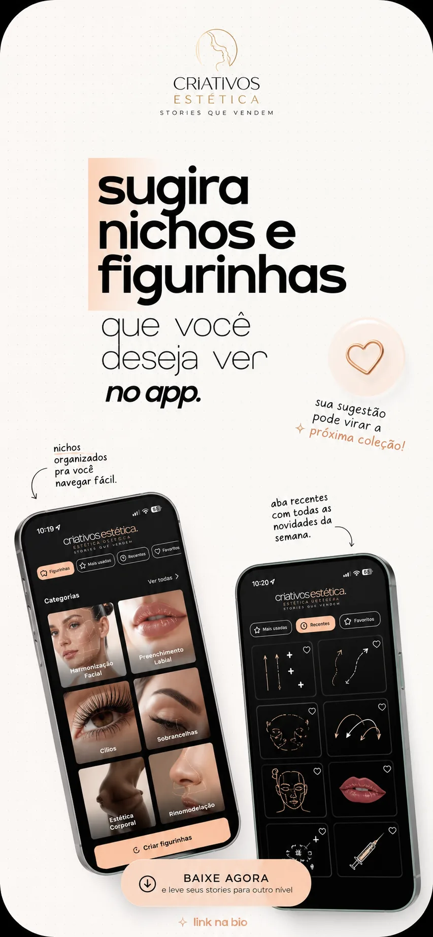 Sugestões de figurinhas